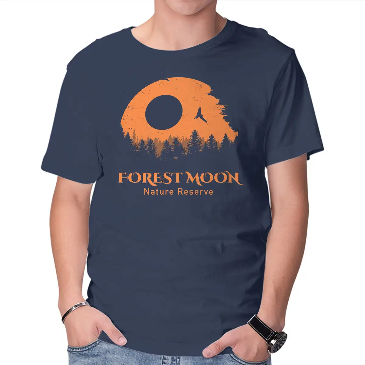 Forest Moon Nature Reserve Anime Graphic T-shirts For Men Clothing Women Short Sleeve Tees Vintage High Quality 100%Cotton