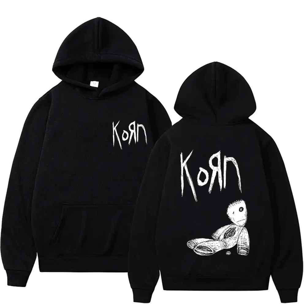 

Rock Band Korn Issues Graphic Print Hoodie Men's Alternative Nu Metal Music Hooded Sweatshirt Men Women Gothic Vintage Hoodies