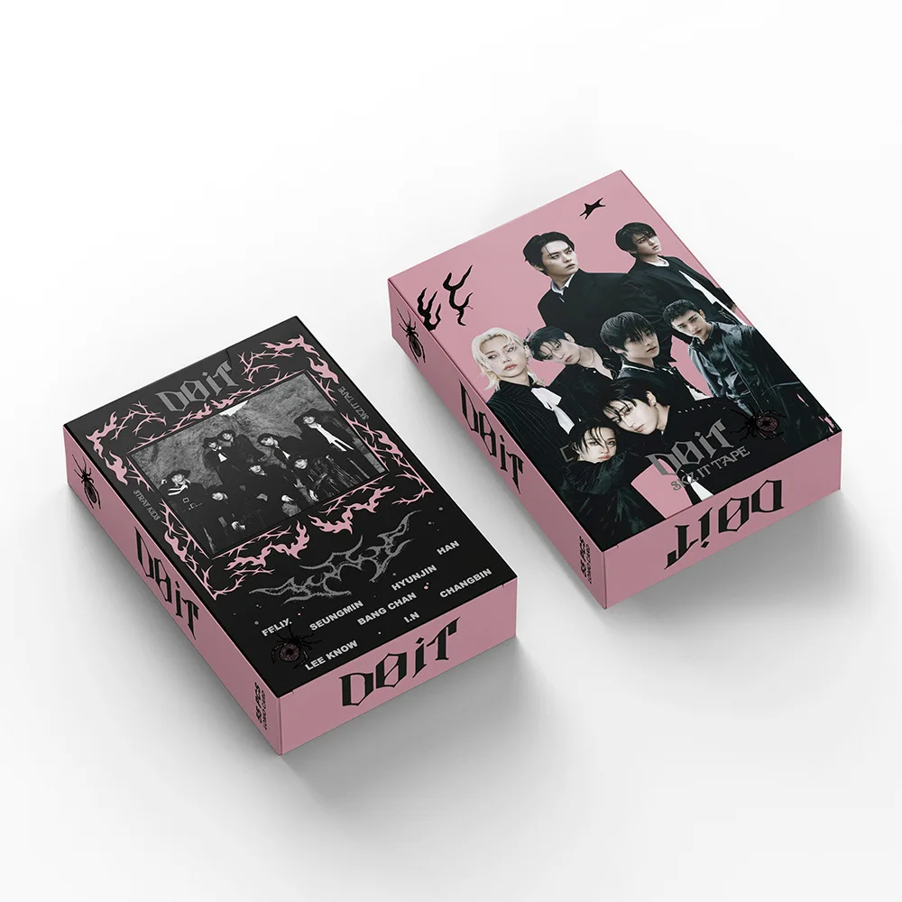 55 قطعة بطاقة جمع Straykids 2025 بطاقة صور المشاهير الجديدة DO IT بطاقة صغيرة محيطية LOMO