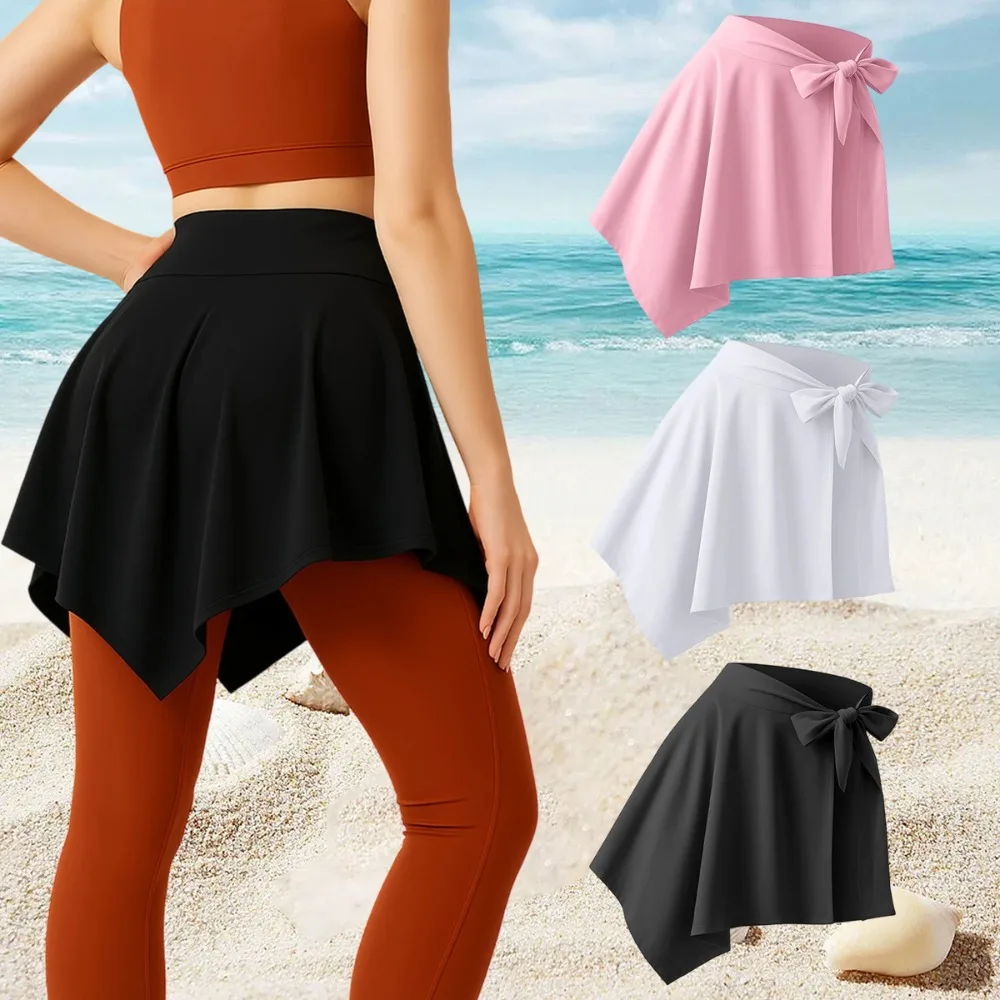 

Leggings Women Leisure Sports Fart Curtain Waist Cinching Slimming Anti Glare Skirt Dance Outfit Womens Bottom Skirt Fitness