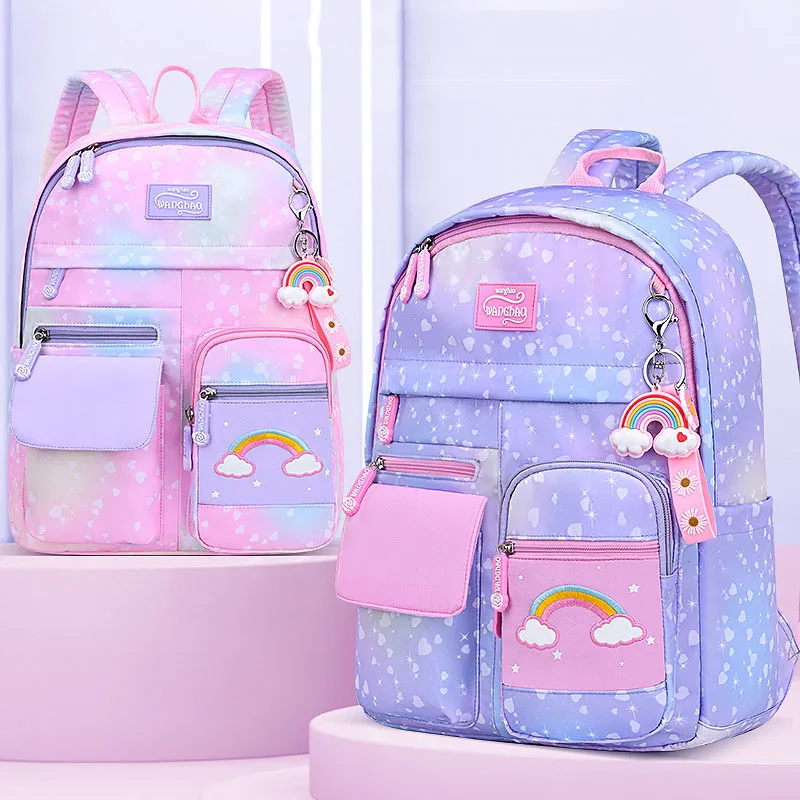 Sacos escolares impermeáveis para meninos e meninas adolescentes, mochila infantil, mochilas de nylon, crianças primárias, criança