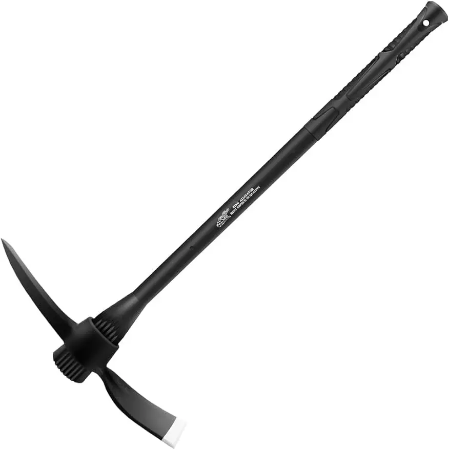 Forged Adze Pick Weeding Mattock Hoe Pick Mattock with Fiberglass Handle Garden Pick Great for Loosening Soil Archaeological