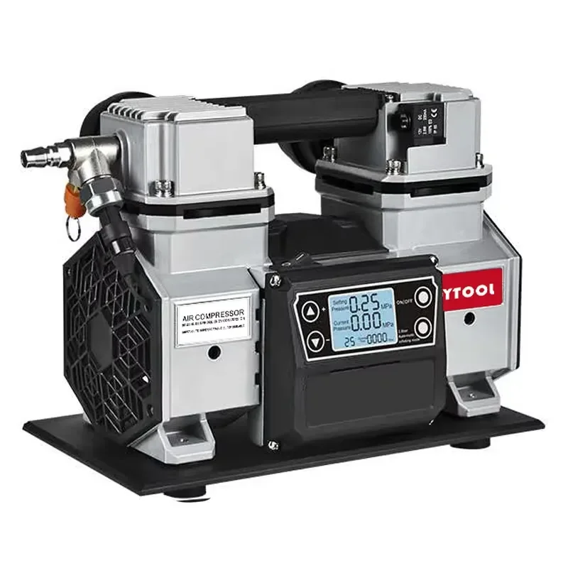 DC12V-24V Li-ion BRUSHLESS AIR COMPRESSOR 500W Aluminum DC Motor Portable Oilless Silent Air Pump Car Air Compressor Model