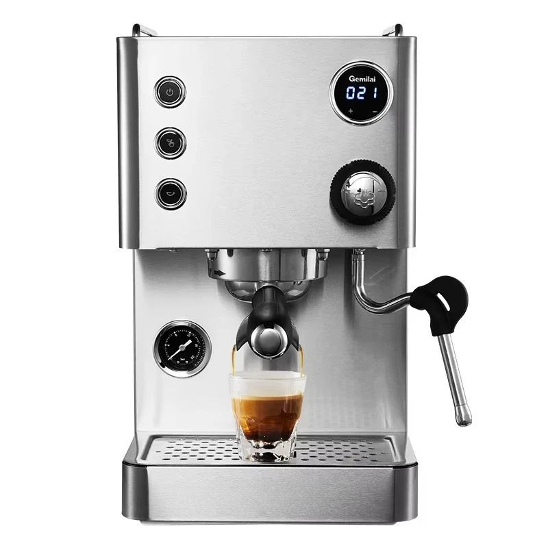 

CRM3007L Luxury 2 In 1 With Milk Frother Small Professional Latte Cappuccino Espresso Coffee Maker Machine For Home Use