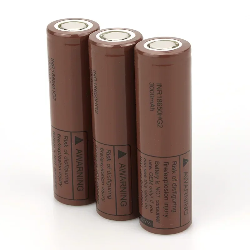 Hot Original 3000mAh 18650  HG2 Battery 3.7V Lithium Battery High Current 30A Power Batteries