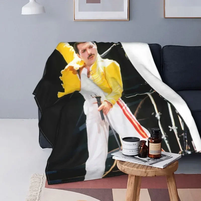

Одеяло Freddie Mercury, Фланелевое мягкое флисовое теплое одеяло с 3D принтом, для дома, кровати, дивана, плед