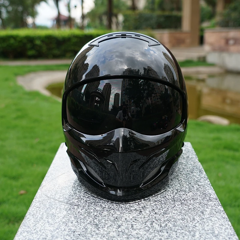 Summer New Retro Motorcycle Combination Helmet Full-Face Helmet for Riding Motorcycles for Men and Women Scorpion Helmet Half Helmet