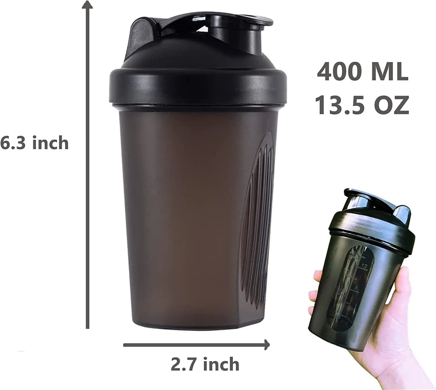 Shaker Bottles Sport Water Cups Whey Protein Powder Mixer Bottle Fitness Gym Shaker Outdoor Portable Plastic Drink Cup