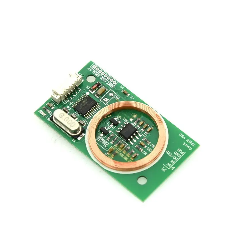 1pcs RFID Reader Wireless Module UART 3Pin 125KHz Card Reading EM4100 8CM DC 5V for arduino IC Card PCB Attenna Sensor Kits