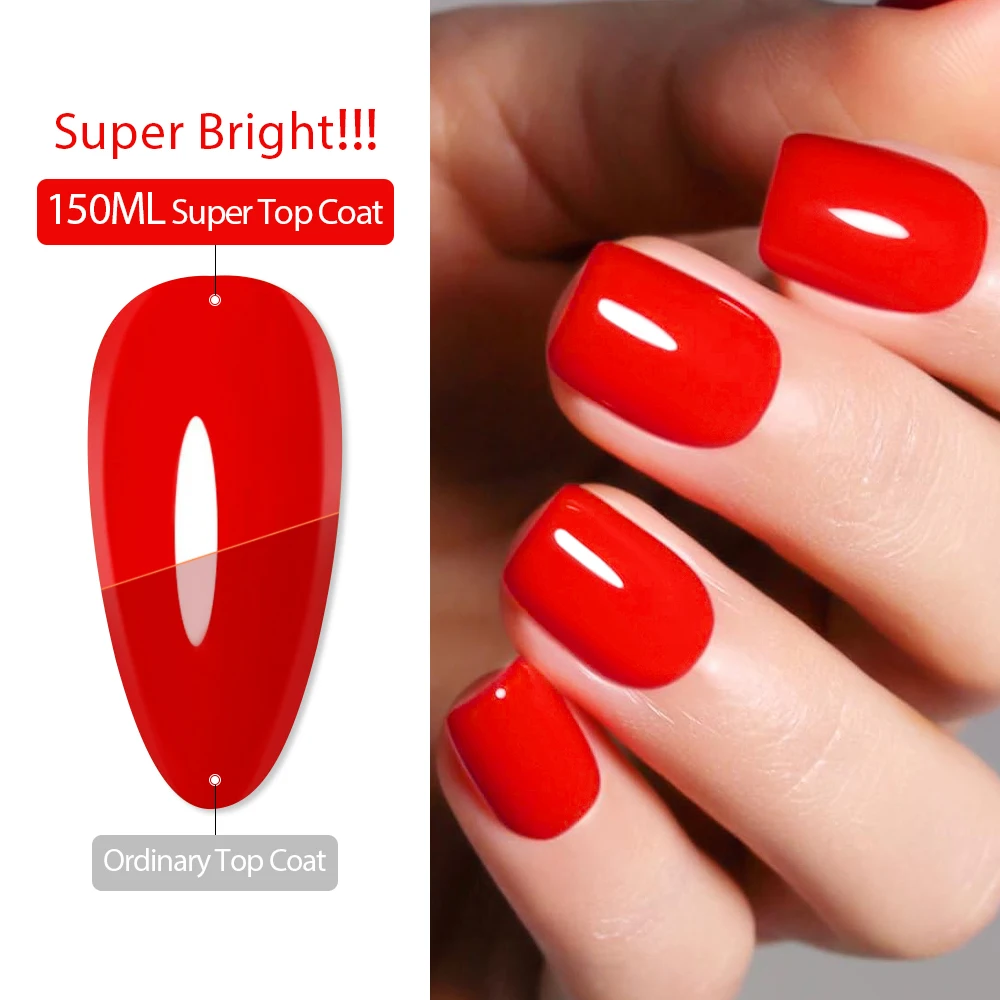 AWStorG 150 ml Basisgel Super Top Coat Matte Top Coat Gel Polish Losweken UV LED Gel Vernis Functionele gel Nagelsalon