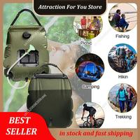 Hot Selling 1 Pcs Outdoor 20L Camping Shower Water Bag Solar Heating Portable Shower Camping Hiking Climbing Bath Equipment Camp