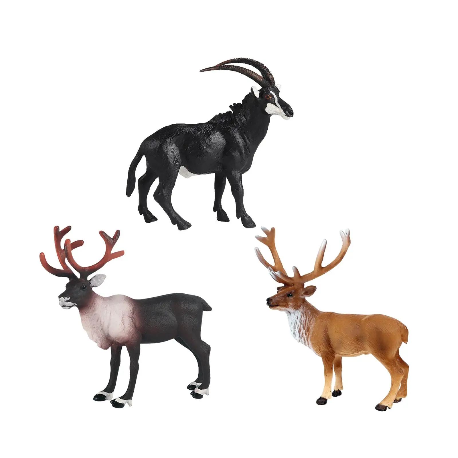 Educational Animal Model Cake Toppers Holiday Gifts Wildlife Animal Figurine