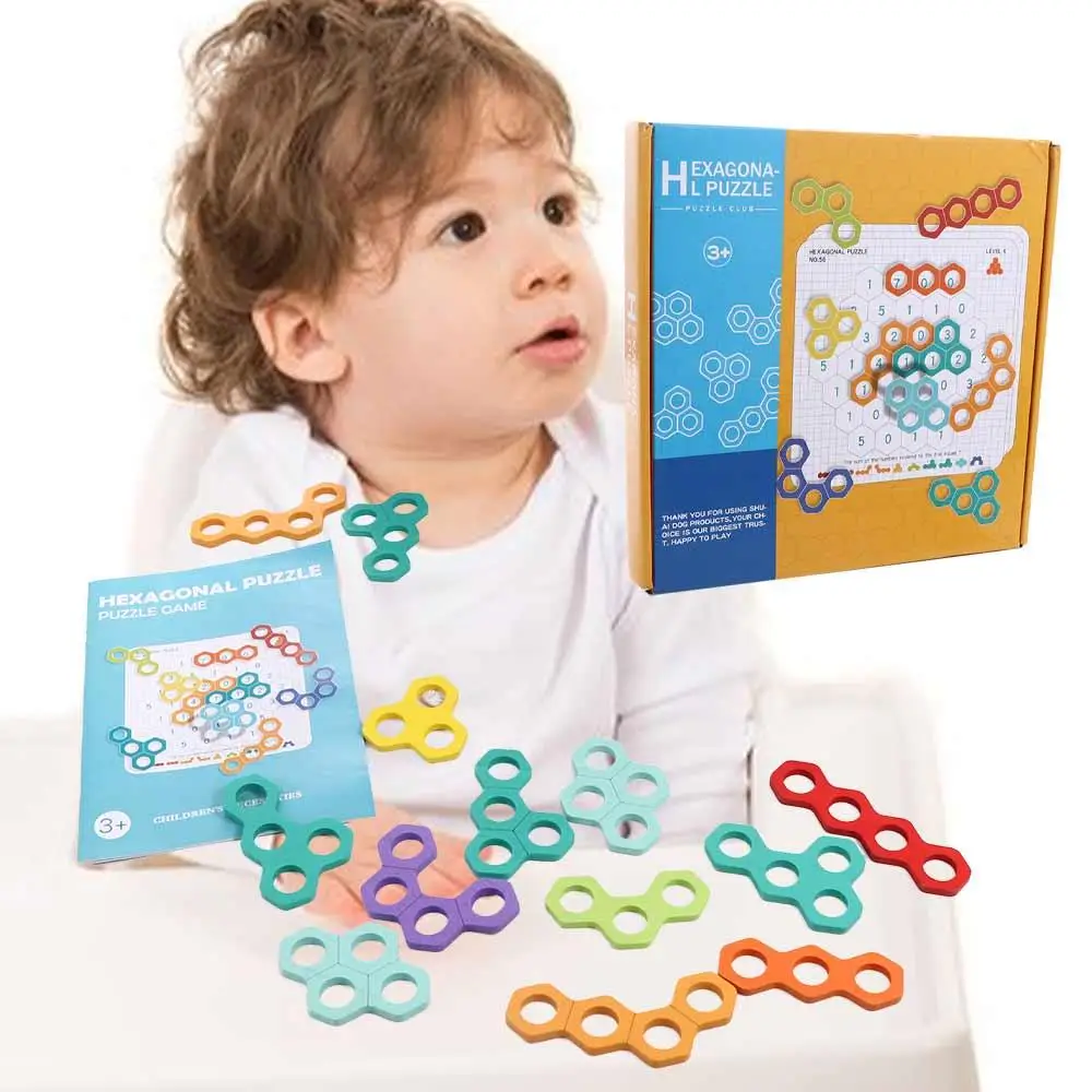 Honeycomb Honeycomb Puzzle Toys Montessori Educational Digital Shape Matching Games Colorful Educational Math Toys Kindergarten