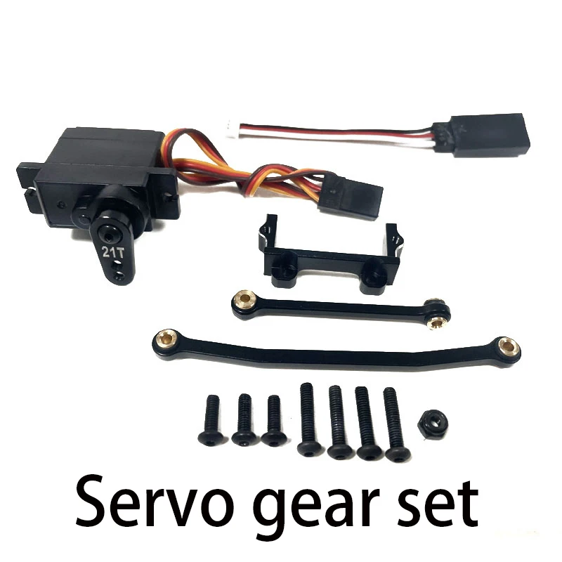 Fms 1: 18 Fcx18 Toyota Lc80 Metal Upgrade Accessories Shock Absorber Steering Engine Tie-Rod Transmission Shaft Counterweight