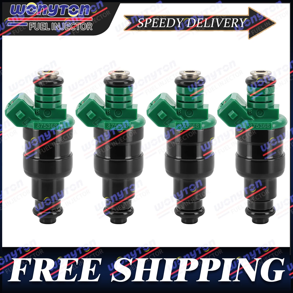 4PCS FUEL INJECTOR FOR RENAULT MEGANE CLIO II KANGOO TWINGO 98-05 1.4 8V 875368