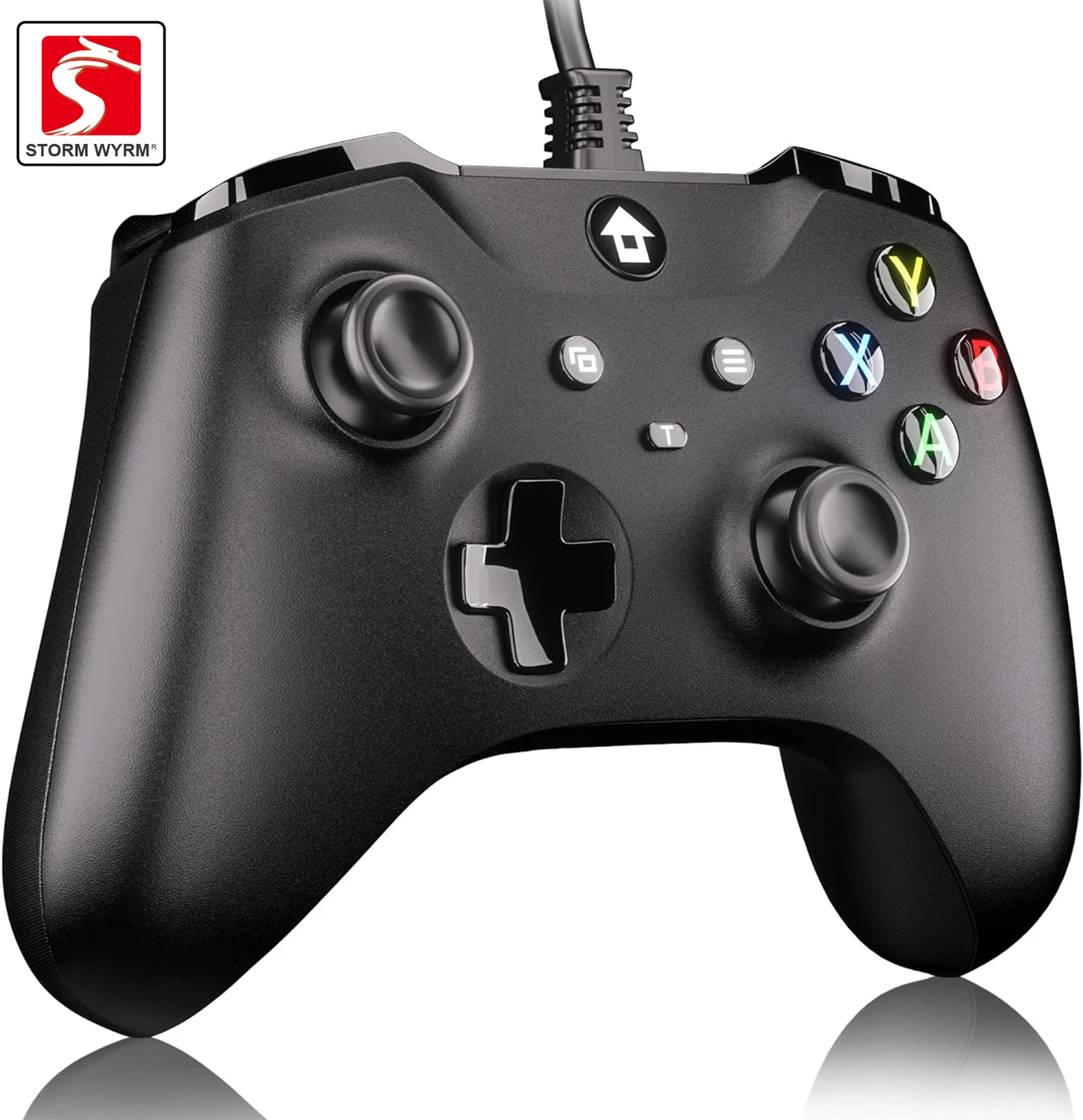 2M Wired Gaming Controller Joystick Gamepad with Dual-Vibration Compatible with PS3, Switch, Windows 11/10/8/7 PC PC001