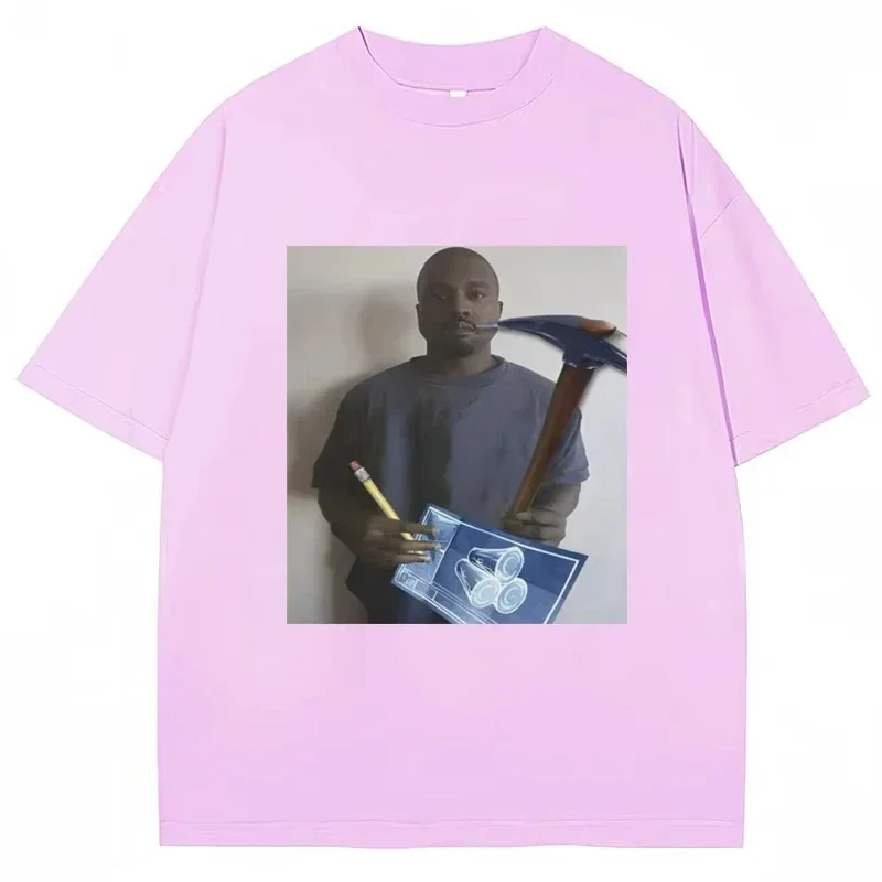 面白いカニエ・ウェストミームグラフィック Tシャツ子供のビデオゲームユーモア Tシャツ女性夏の創造性 Tシャツストリートウェアギフト