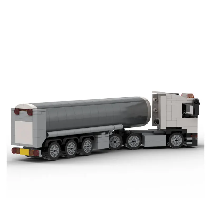 

New Creative Oil Tanker Truck Small Particle Assembly Building Block Toy for Boys (525pcs)
