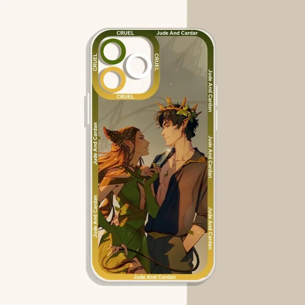 The Cruel Prince Jude And Cardan Phone Case For IPhone 12 11 13 14 15 Pro Max XR XS Max X SE2020 7 8 Plus Case