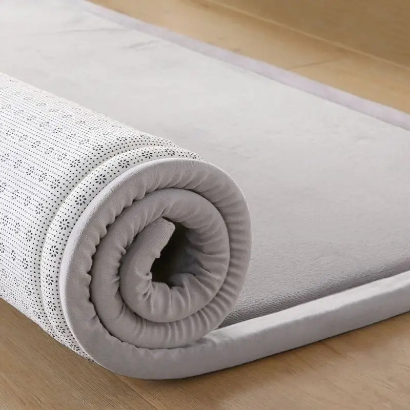 Large Tatami Carpet for Living Room Kids Baby Crawling Bedroom Floor Mats Thick Play Mats Coral Fleece Soft Mattress Carpet Rugs
