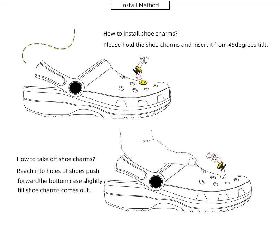 Creative Cartoon Cute Pets Hole Shoe Charms Accessories Shoe Buckle Simulated Lizard 3D Shoes Flower DIY Shoes Decorations