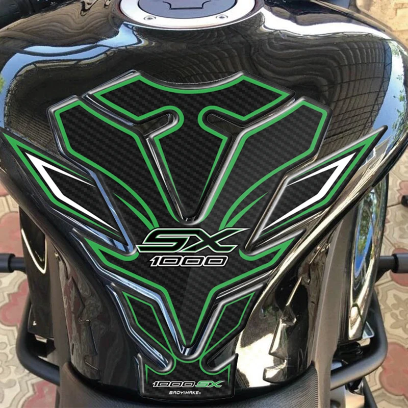 Hot sell Motorcycle 3D Sticker Decal Emblem Protection Tank Pad Cas For Kawasaki Z1000SX 2017 2018 Fishbone Protective Decals