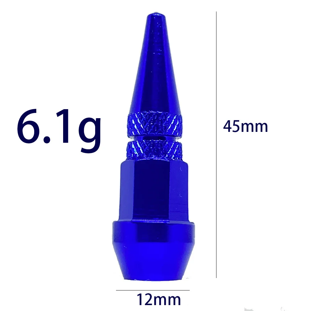 Car Tire Valve Caps Car Motorcycle Bullet Wheel Tire Valve Caps Spike Shaped Aluminum Car Styling Auto Exterior Accessories