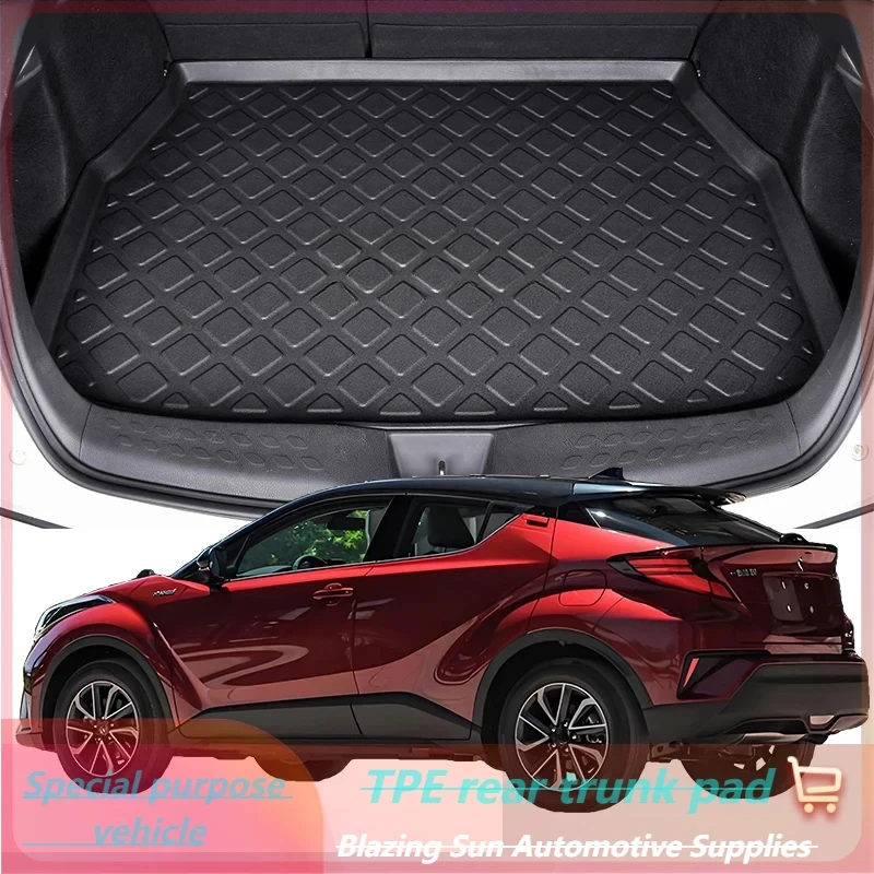 Car Auto Rear Boot Cargo Liner Tray Trunk Mat Carpet for Toyota IZOA CHR 2018-2024 Cushion Pad Carpet Pad Anti-dirty Anti-water