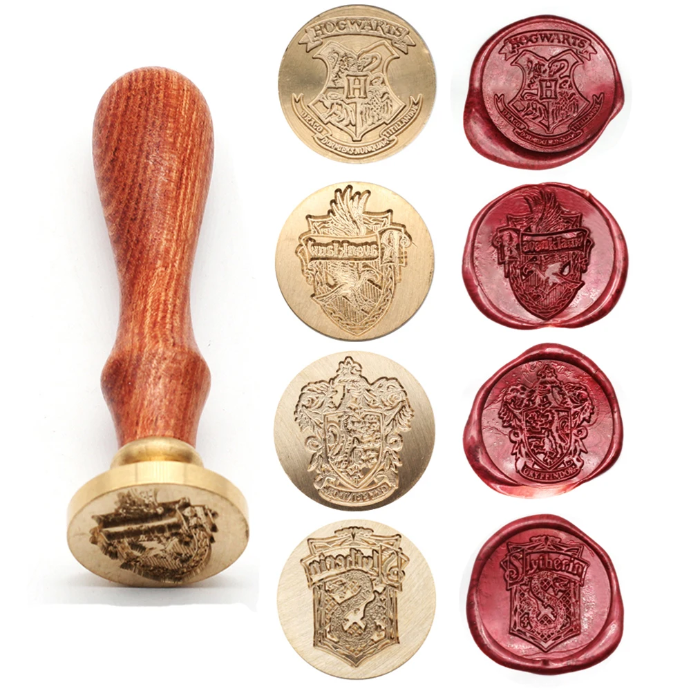 Wax Stamp Magic School Owl Messenger Wax Seal A Variety Of Styles For You To Choose Dense Wax Seal Wood Handle