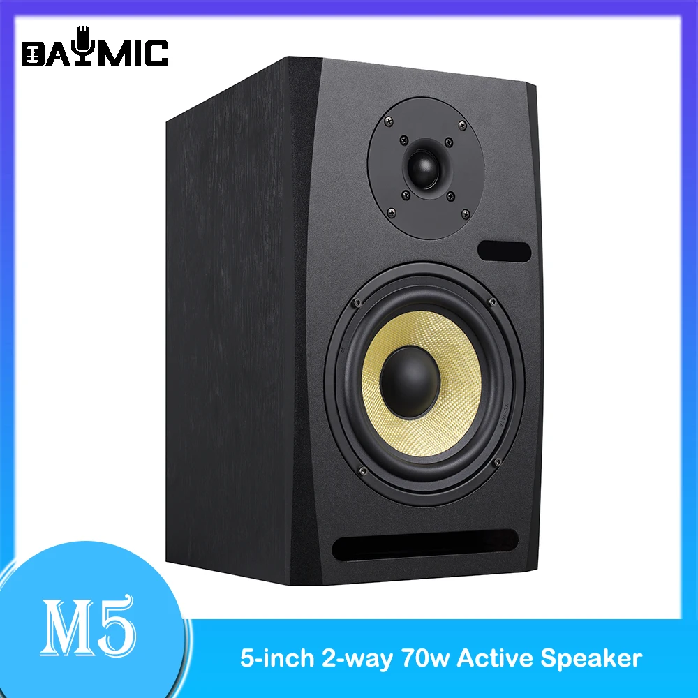 Professional Audio Home Sound Equipment 5 Inch Active Recording Livestream Portable Monitor Speaker for Studio Monitor De Audio