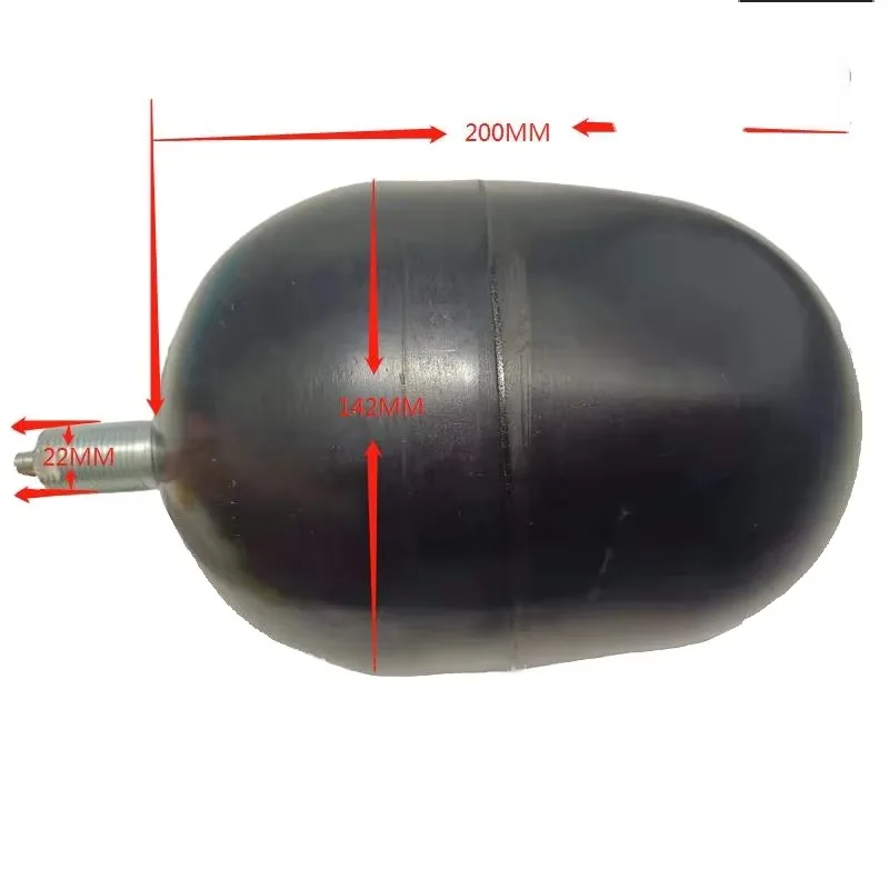 

h5fHydac Type SB330(H) 4A1/112U-330A European Standard Bladder Accumulator 22 7/8-14UNF Accumulator Bladder L=205MM D=198MM