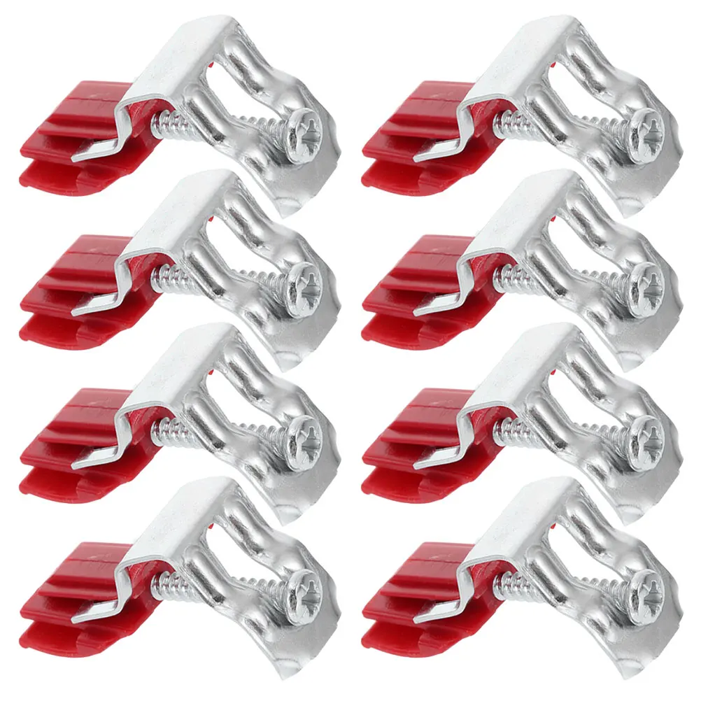 

8 Pcs Kitchen Sink Mounting Clamps Adjustable Clips Undermount Brackets Accessories Nodrill Arch Design Stable Fixing Drain Pan