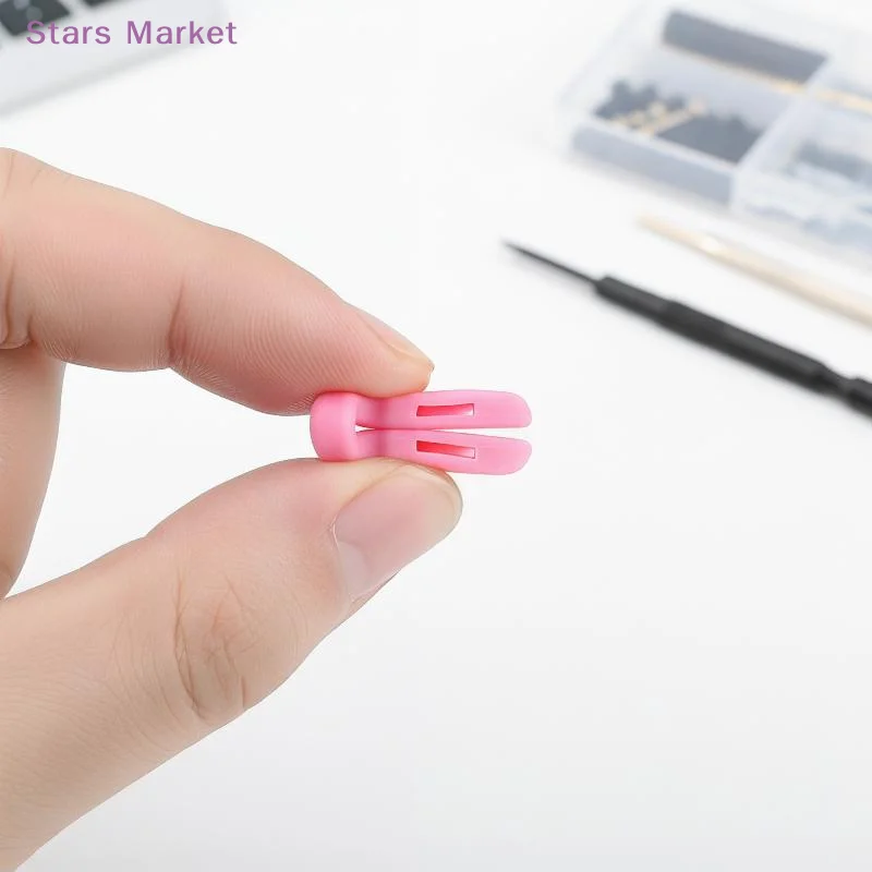 New 5 Pcs Colorful U Shaped Silicone Conjoined Children's Eyeglass Soft Nose Pads For Glasses Anti-Slip Insert Nose Pad