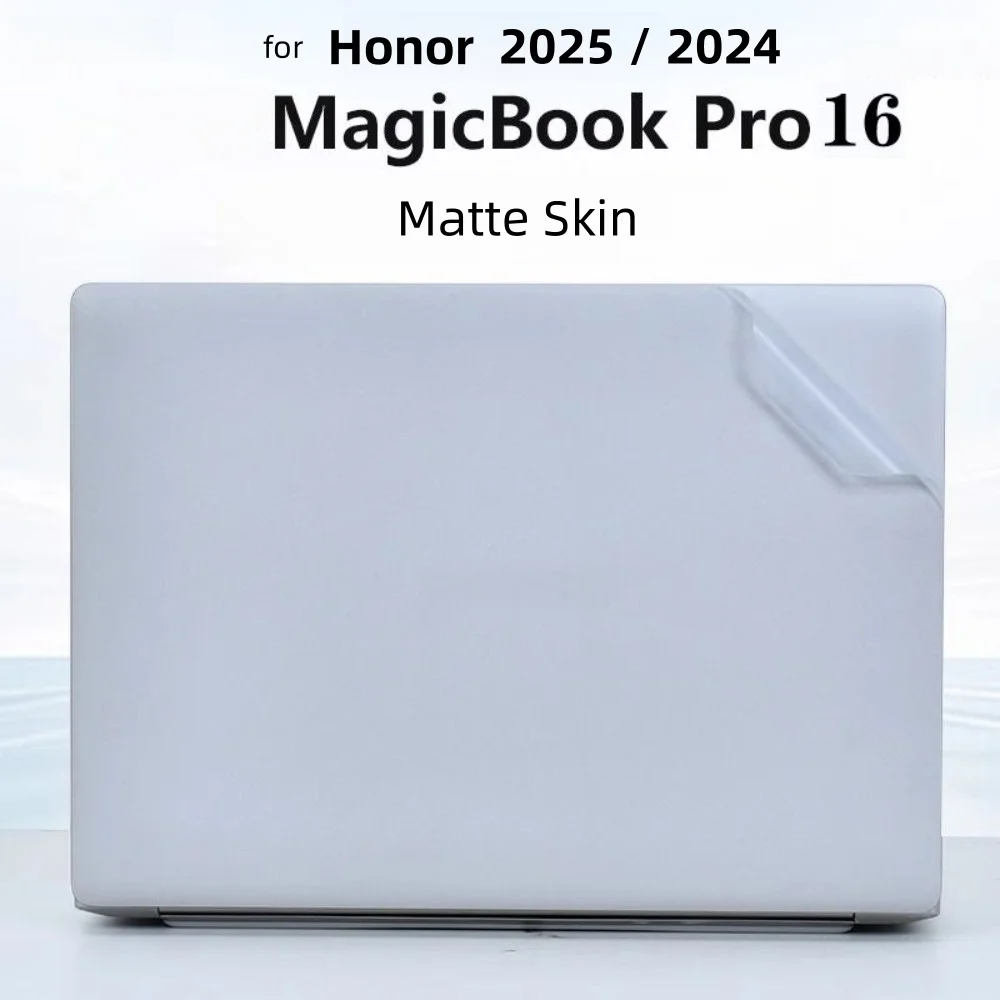 

Matte Skin for 2024 2025 Honor MagicBook Pro16 Pro 16 Laptop Skins Cover Easy Install Soft Pvc Shatterproof Protector Film