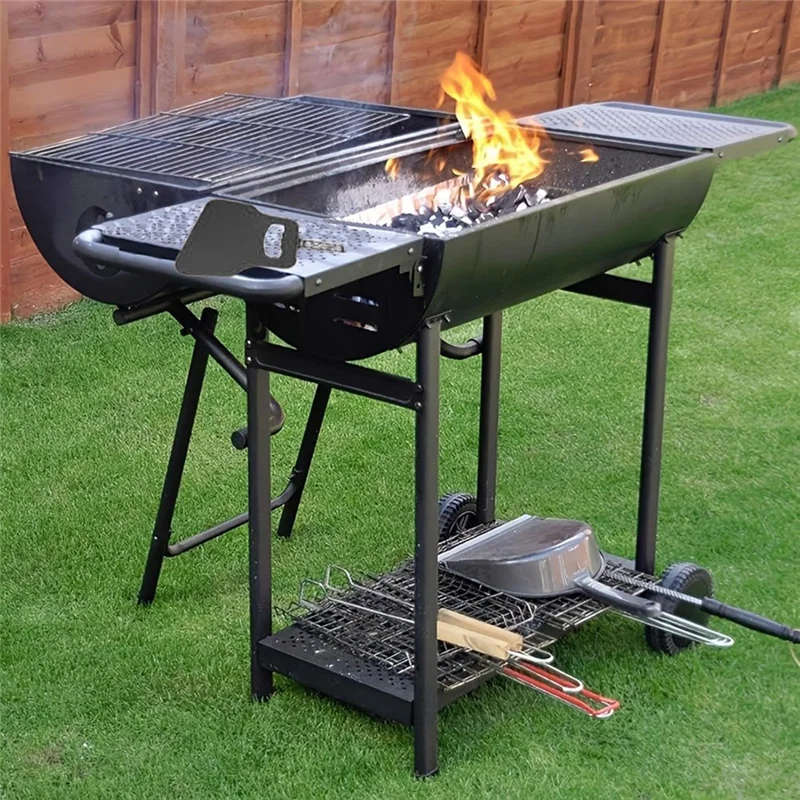 ABBO-Barbecue Hand Fan| Portable Flame Booster-Manual Grill Fan| Charcoal Grill Hand Fan For Camping,Picnic