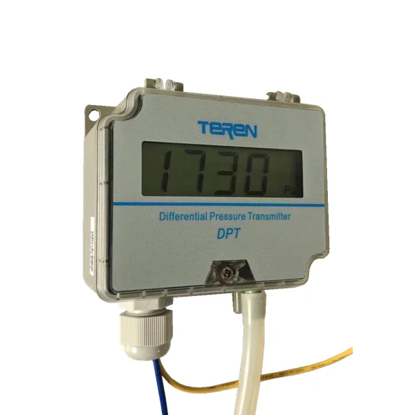 DPT Differential Pressure Transmitter Hvac Air Pressure Monitor Low Pressure Sensor With Analog Output view 5