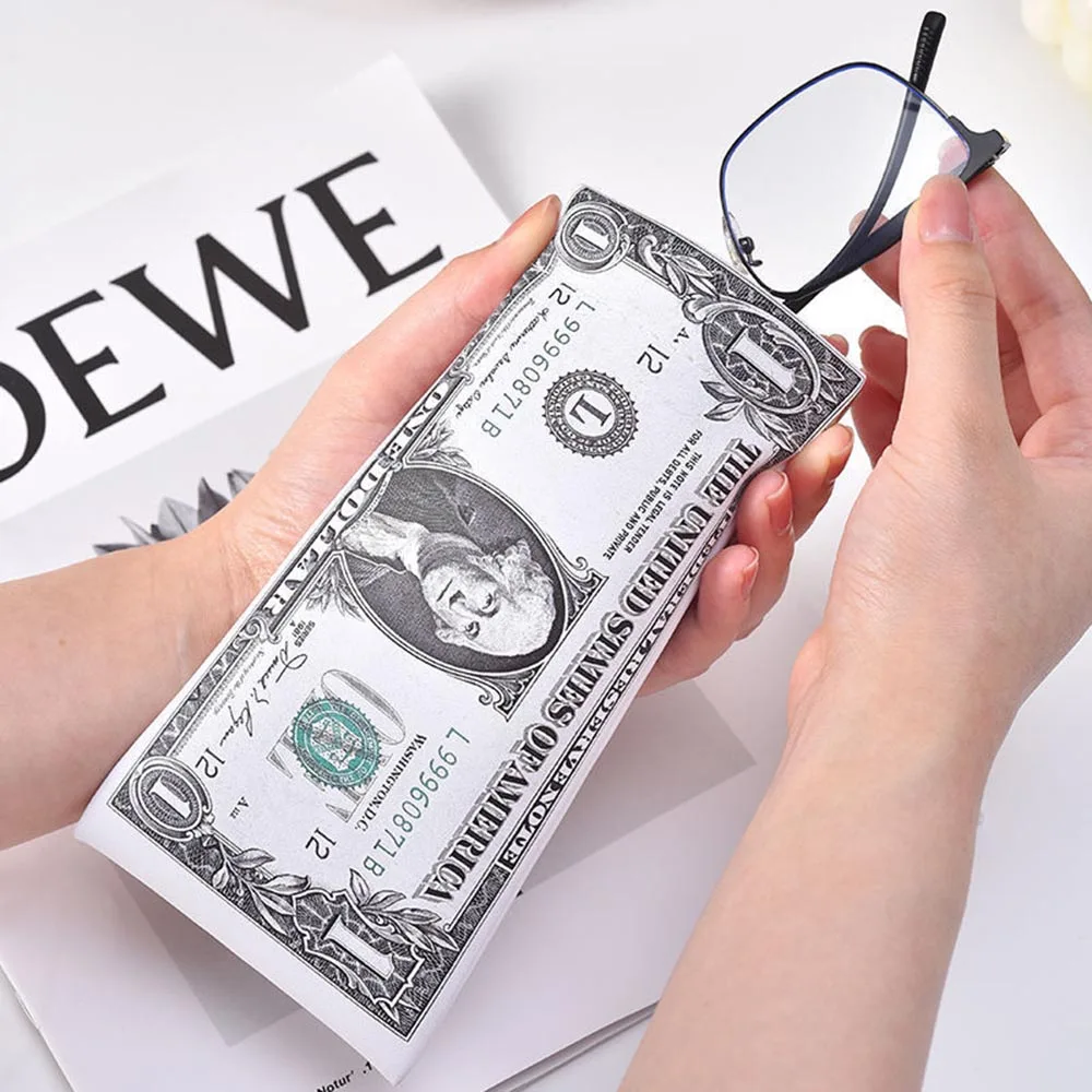 

Чехол для очков Dollar, большая вместительная сумка для очков, сумка для очков, защитный чехол для очков из искусственной кожи для держателя кистей для макияжа