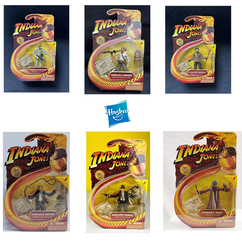 Hasbro Indiana Jones Raiders of the Lost Ark Kingdom of the Crystal Skull 3.75-inch Action Figure Set New Arrival Holiday Gift