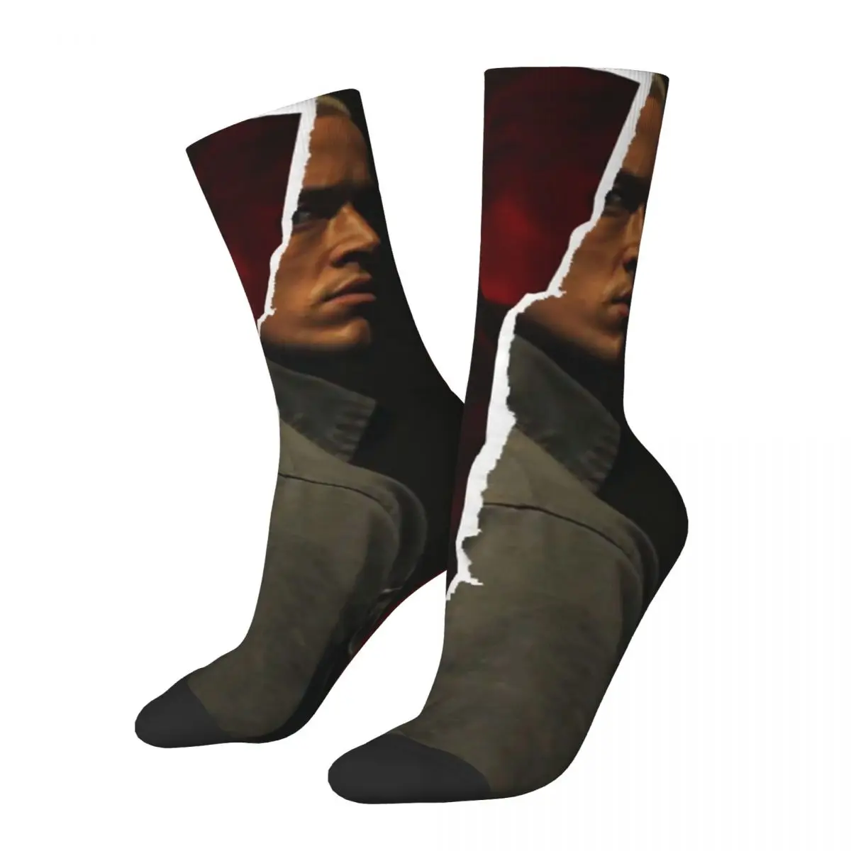 

Crazy Design Tom Blyth Coriolanus Snow Sports Socks Polyester Long Socks for Women Men