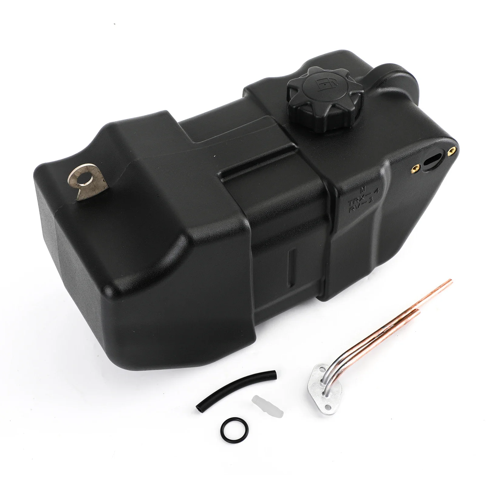

Areyourshop Plastic Fuel Tank with cover For Honda ATV TRX 350D 350 Fourtrax Foreman 86 87 88 1989Local stock