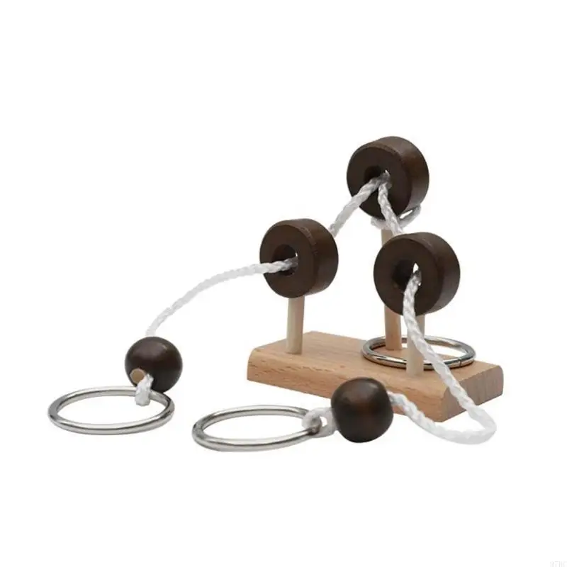 97BC لعبة متاهة ثلاثية الأبعاد حسية مغلقة، لعبة طوبولوجية للحبل، لعبة ممتعة للأطفال