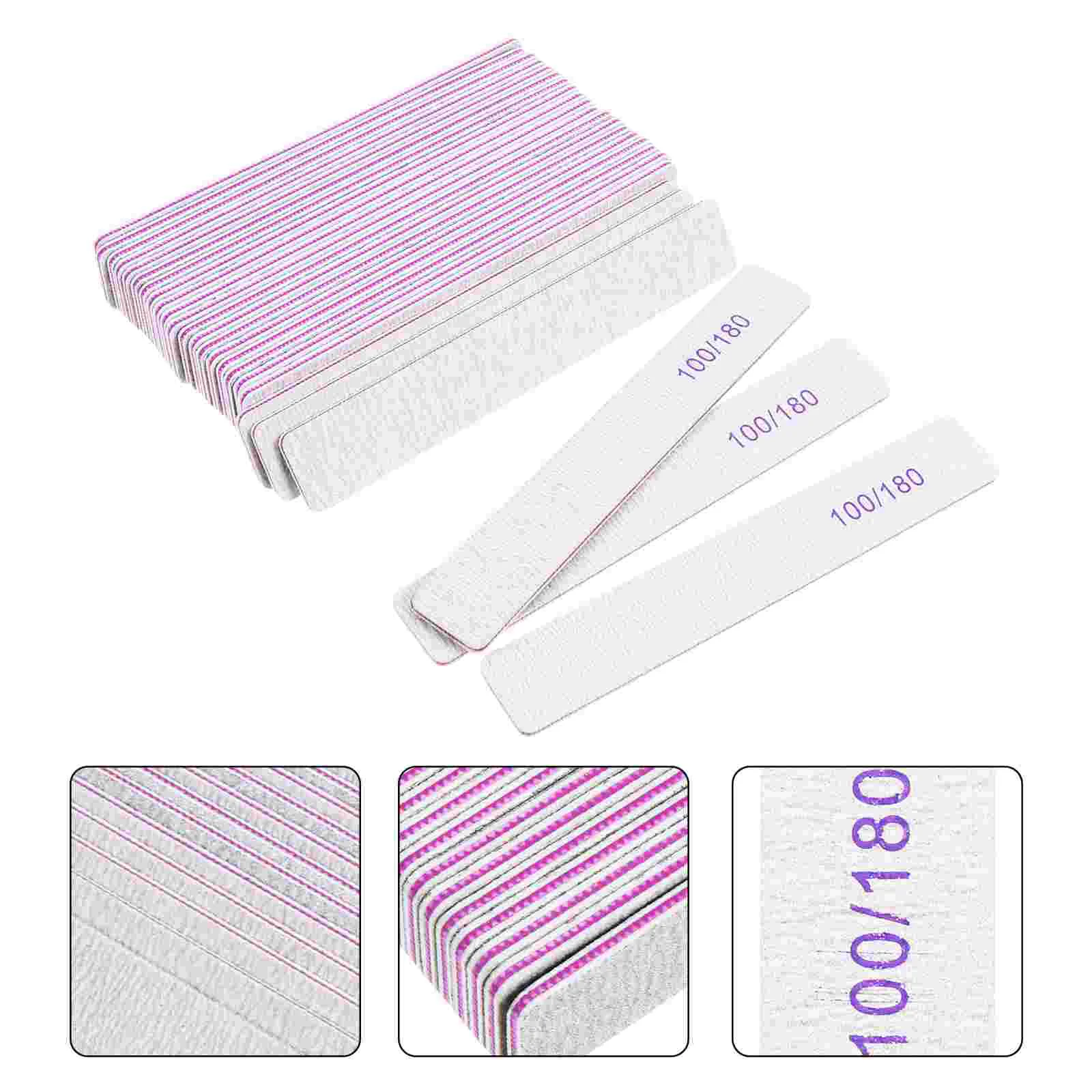 Limes à ongles bandes de ponçage, outils de manucure, éponge EVA Double face, couches en plastique PP, Kit de dissolvant de polissage 25 pièces