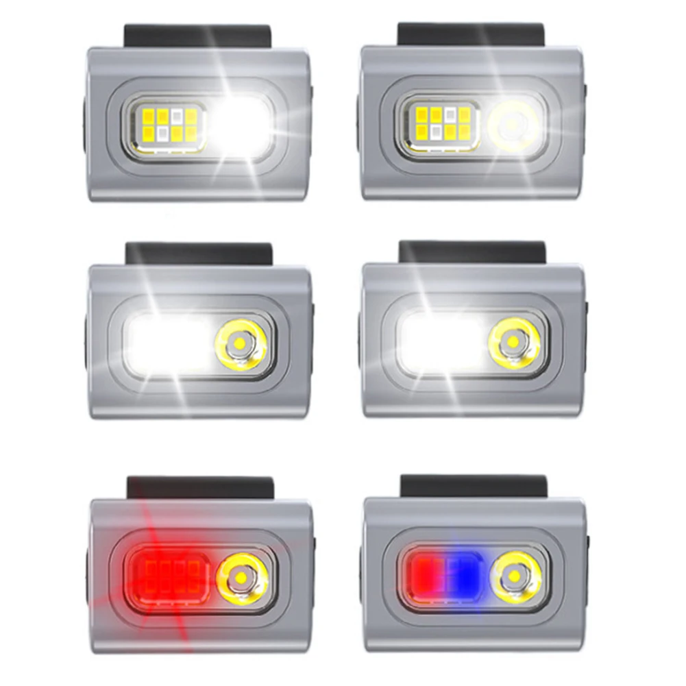 High Visibility LED Safety Light Clip on LED Running Light USB Rechargeable Cycling Night Light for Night Running Walking Hiking