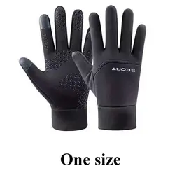 Guantes térmicos pantalla táctil dedos completos invierno