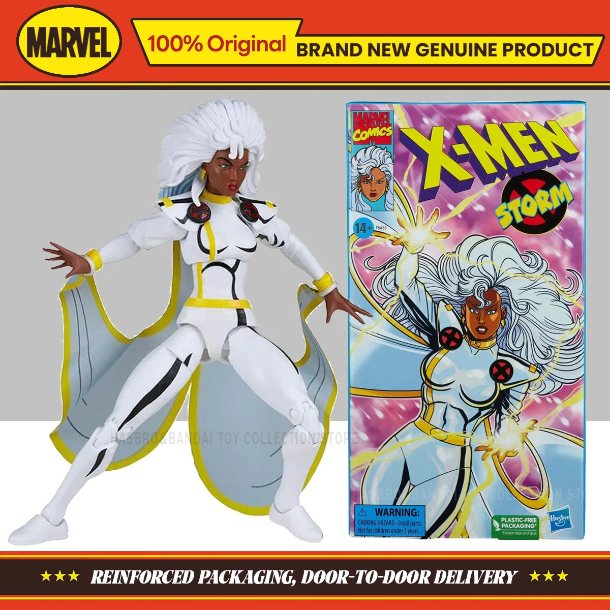 Figura de Acción de 15 cm de Storm de Marvel Legends X-Men Animated VHS de Hasbro, Modelo Original de Colección, Regalos y Adornos