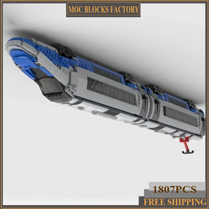 

Railway Train Series Moc Building Bricks 250 Express Train Model Building Technology Modular Block DIY Toy Holiday Gifts