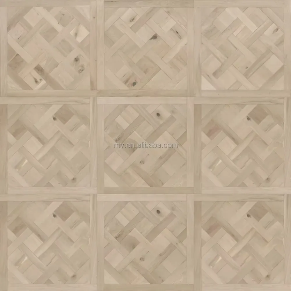 نسخة مخصصة من الباركيه الداخلي والأرضيات من خشب البلوط الطبيعي