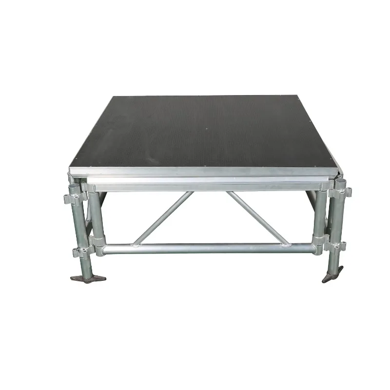 1.22x1.22M Assembly Stage Modular Stage Platform with Adjustable Height for Event Indoor and Outdoor