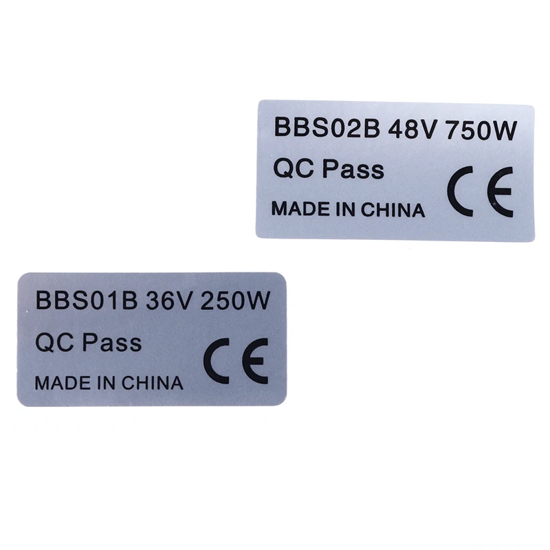 10PCS 36V250W 48V750W Mid Drive Motor Sticker Electric Bicycle Conversion Kit Sticker For HUB Wheel Dirve Bike Motor