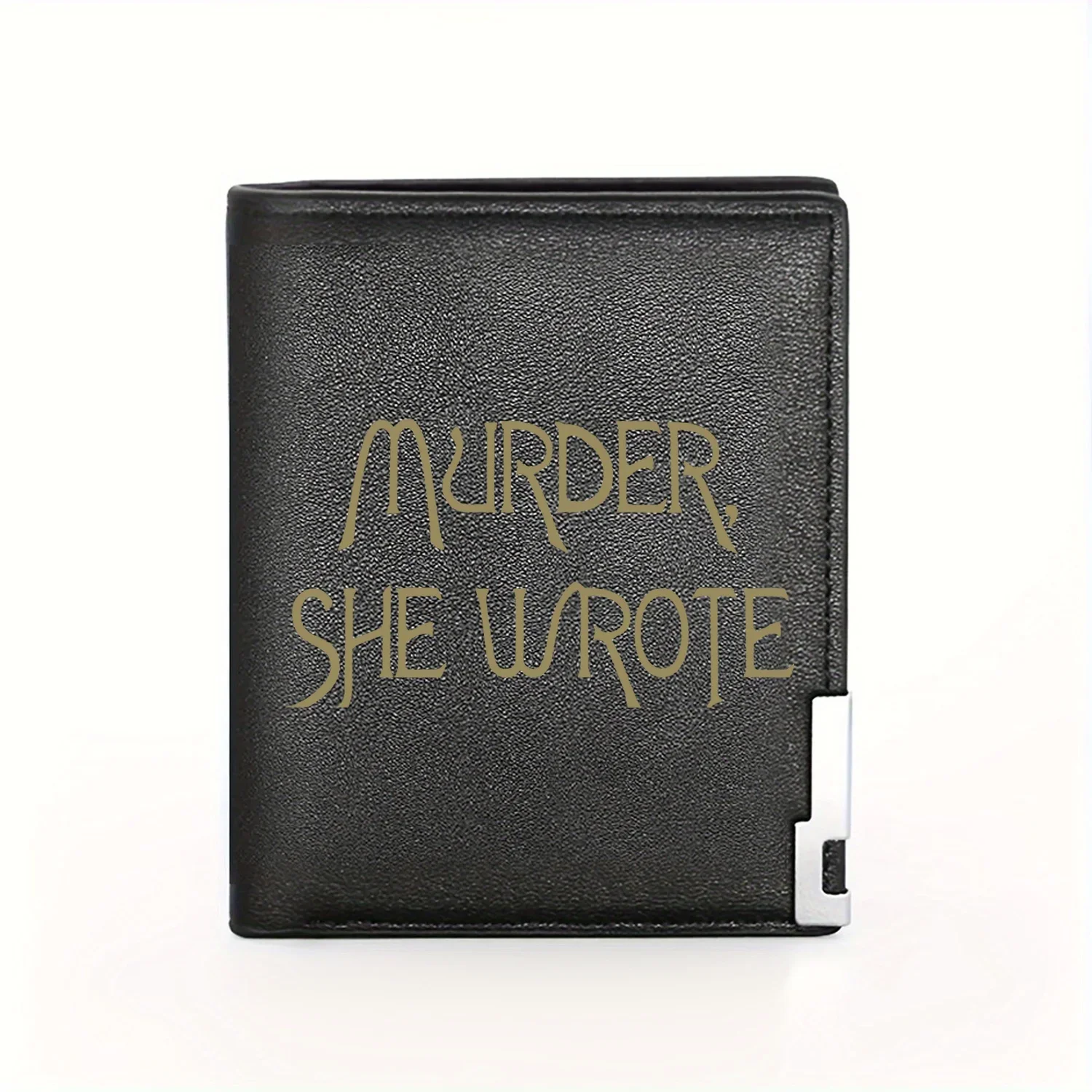 

Murder,She Wrote Mystery Novel Графический кошелек Деловой мужской повседневный элегантный простой практичный качественный кошелек Стильный принт Crea